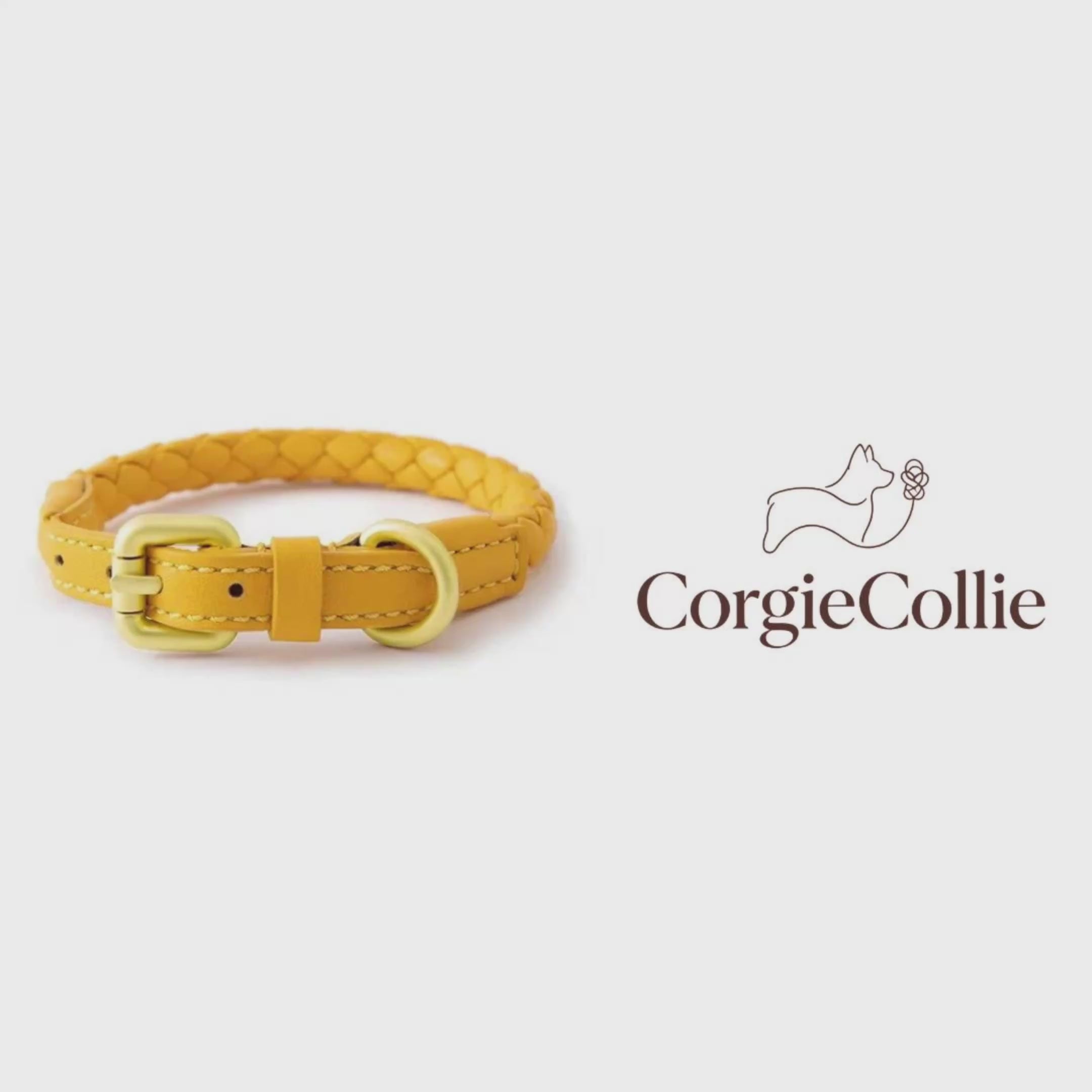 Collare intrecciato (Arancio)